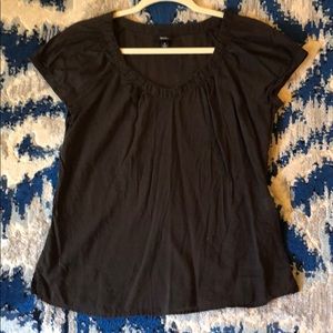 Sheer brown dressy top